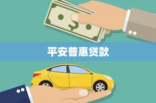 汉源平安普惠贷款