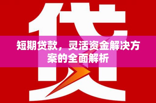 佳冬短期贷款，灵活资金解决方案的全面解析