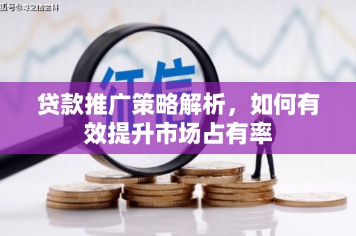 丰城贷款推广策略解析，如何有效提升市场占有率