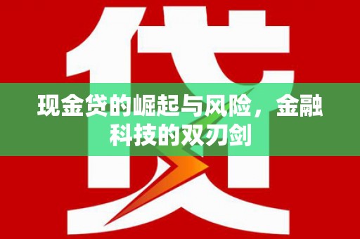 葫芦岛现金贷的崛起与风险，金融科技的双刃剑