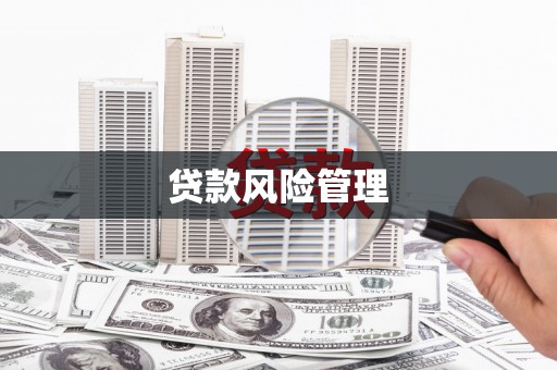 滦南贷款风险管理