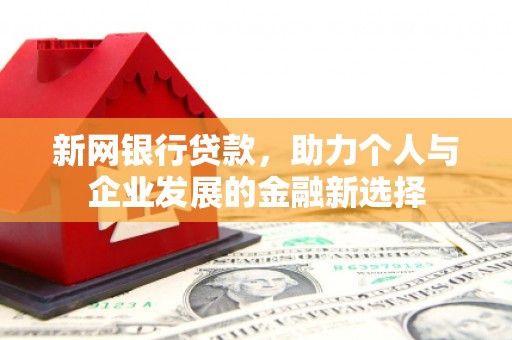 南庄新网银行贷款，助力个人与企业发展的金融新选择