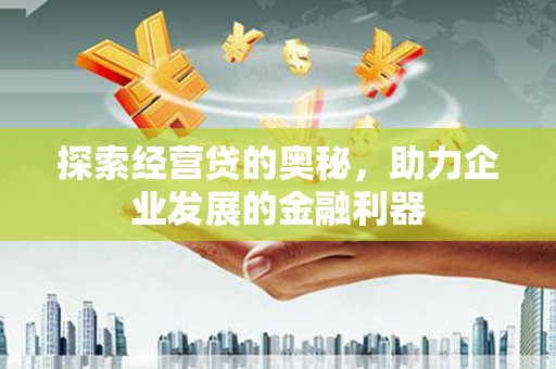 嵊泗探索经营贷的奥秘，助力企业发展的金融利器