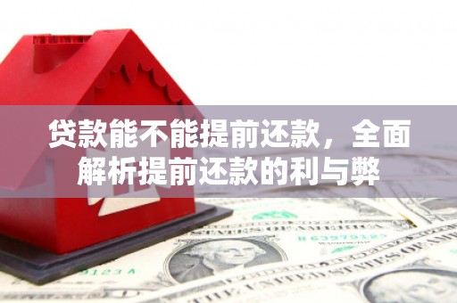 余干贷款能不能提前还款，全面解析提前还款的利与弊