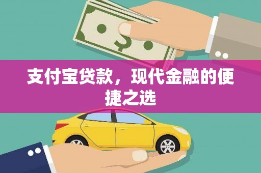 望安支付宝贷款，现代金融的便捷之选