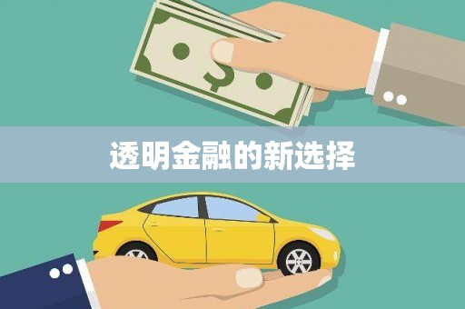 米东透明金融的新选择
